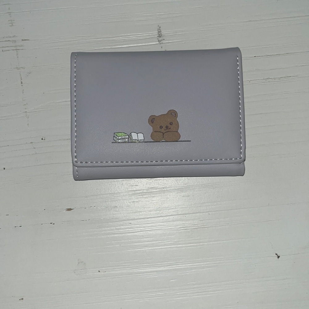 Small purple wallet